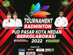 Turnamen Badminton PUD Pasar Medan Berkolaborasi, 17 Tim Siap Adu Smash