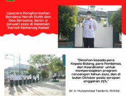 DR. H. Muhammad Tamrin, MPd Kakanwil Kemenag Kalsel Pinta Disiplin ASN Diperkuat