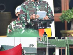 Pimpin Upacara Bendera, Danrem 081/DSJ Bacakan Amanat Kasad Jenderal Dudung Abdurachman