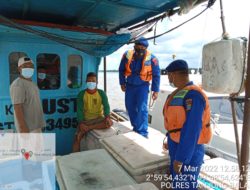 Satpol Airud Polres Tanjung Regu IV Laksanakan Patroli Awasi Kapal Yang Hilir Mudik di Perairan Tanjung Balai