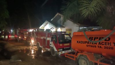 Innalillahi…!!! Tiga Pekerja Alami Luka Bakar Akibat Sumur Minyak Meledak Di Aceh Timur