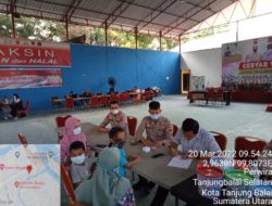 Vaksinasi Hari Minggu, Polres Tanjung Balai Kejar Target 70%