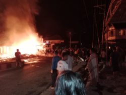 “Kami Masih Selidiki Penyebab Terjadinya Kebakaran 9 Rumah Di Kota Nopan” Ucap Kapolres Madina
