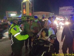 Personil Sat Sabhara Polres Tanjung Balai Bersama TNI Dan Pemko Giat Pencegahan Covid 19 