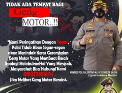 Kapolrestabes Medan : Tidak Ada Tempat Bagi Genk Motor