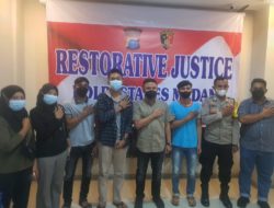 Satreskrim Polrestabes Medan Lakukan Restorative Justice Kasus Perkelahian Yang Viral di Media Sosial