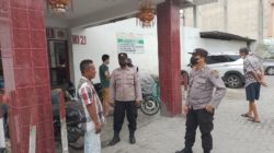 Sat Binmas Polrestabes Medan Berikan Pesan Kamtibmas dan Pembagian Masker Kepada Jemaat Candi Buddha