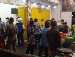 Personel Gabungan Imbau Pengelola Kuliner Terapkan Prokes di Jalan S Parman