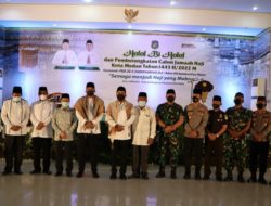 Kapolrestabes Medan Hadiri Acara Pemberangkatan Jemaah Calon Haji