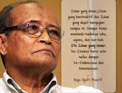 Muhammadiyah Dan Bangsa Indonesia Berduka. Telah wafat Buya Prof Dr H Ahmad Syafii Maarif