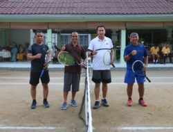 Sinergitas Kanwil Kumham Sumut dengan PT. Socfindo Medan, Adu Skill di Lapangan Tenis