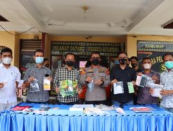 Polres Labuhan Batu dan Polsekta Kota Pinang Ungkap 4 Bandar Narkoba