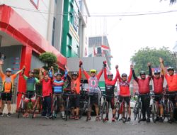 Tempuh 43 Km, Kakanwil Kemenkumham Sumut Awali Aktivitas Dengan Bersepeda
