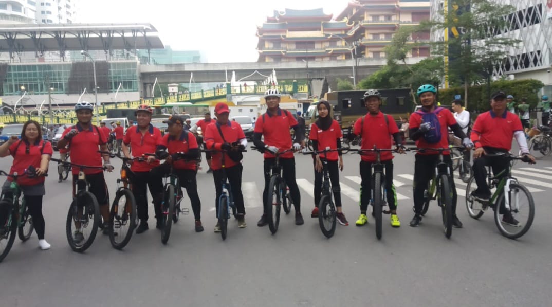 Wali Kota Buka Car Free Day, PUD Pasar Medan Ikut Meramaikan Dengan Bersepeda