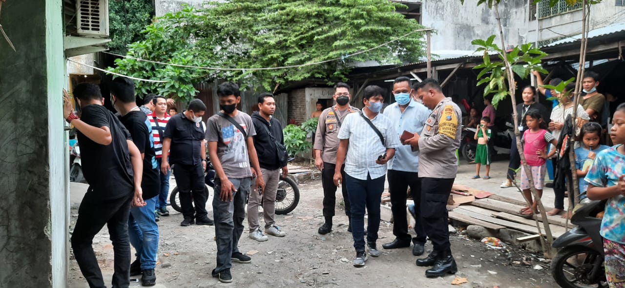 Polsek Medan Barat dan Polrestabes Medan Gerebek Kampung Narkoba di Brayan