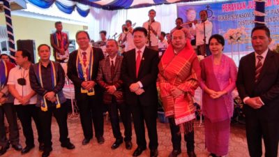 Bupati Tapanuli Utara Hadiri Perayaan Jubileum 150 Tahun HKBP Simasom Ressort Pansurnapitu Distrik II Silindung