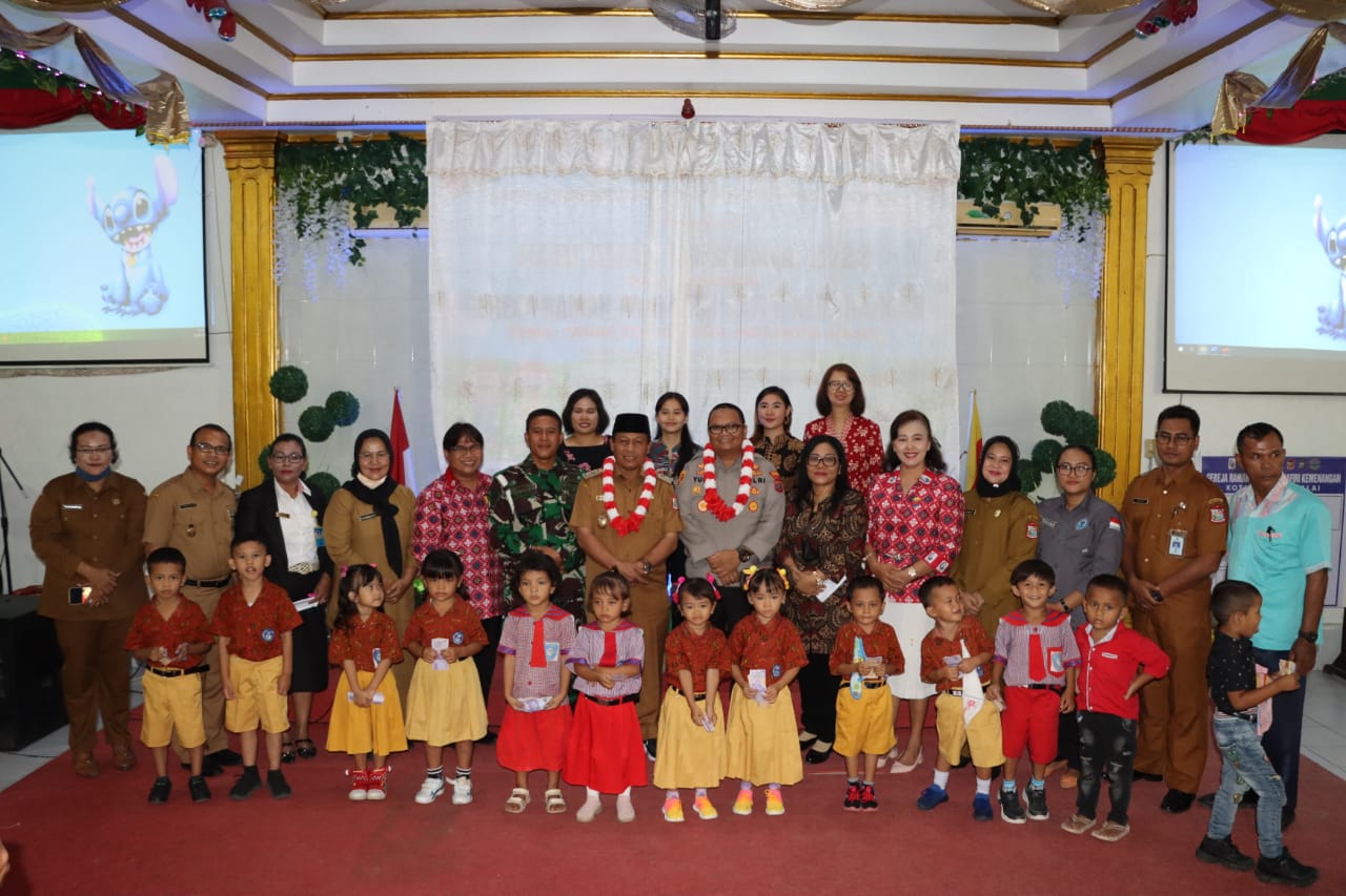 Kapolres Tanjungbalai Bersama Plt Walikota Tanjungbalai Menghadiri Perayaan Hari Anak Nasional 2022 dan Launching Gereja Ramah Anak GPdI Nafiri Kemenangan Kota Tanjung Balai 