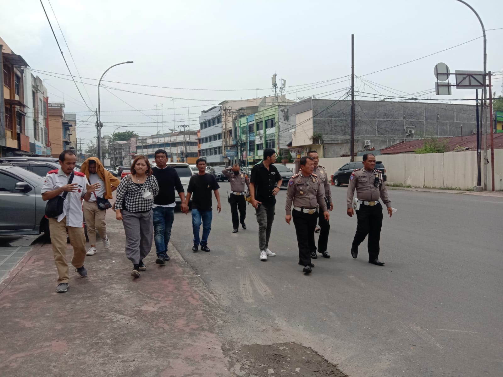 Kasatlantas Polrestabes Medan Survei Lokasi Event Street Race