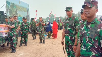 Tingkatkan Ketahanan Pangan di Wilayah Teritorial, Kodim 0603/Lebak Tanam Jagung Serentak Bersama Masyarakat