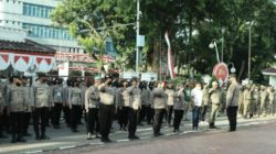 Polrestabes Medan Gelar PAM Unjuk Rasa SPSI di DPRD dan Kantor Wali Kota