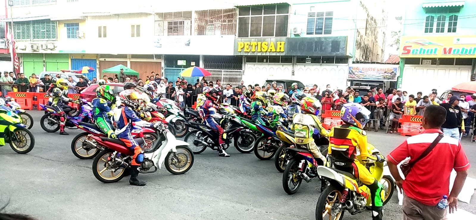 Sat Lantas Polrestabes Medan Amankan Street Race Kolaborasi Pemko Medan