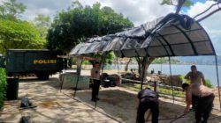 Polres Dairi Bangun Posko Tenda Penanggulangan Karhutla di Kecamatan Silahisabungan