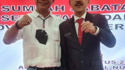 Arief Sudarto Trinugroho Jadi Sekdaprov, Ketua Pewarta : Semoga Abang Mampu Menjalankan Tugas Dengan Baik
