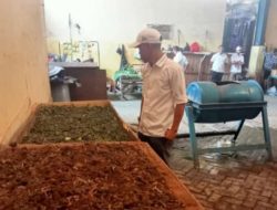 Himbau Kebersihan Di Pasar Rangkasbitung, Disperindag Kabupaten Lebak Lakukan Monitoring