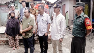 Ketua Umum Forkolimat Letakkan Batu Pertama Pembangunan Air Bersih Kerja Sama Kodam I Bukit Barisan