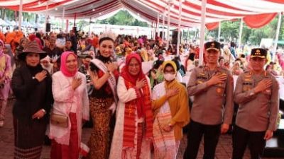 Kapolrestabes Medan Hadiri Parade dan Gebyar Kebaya 2022 Goes to Unesco