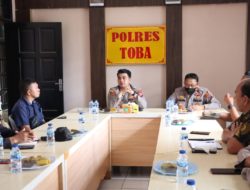 Rapat Koordinasi Polres Toba dengan Pengusaha Stasiun Pengisian Bahan Bakar Umum (SPBU) se Kabupaten Toba