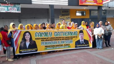 Anggota DPRD Medan Rizky Lubis Family Gathering Bersama Ratusan Warga Medan Johor