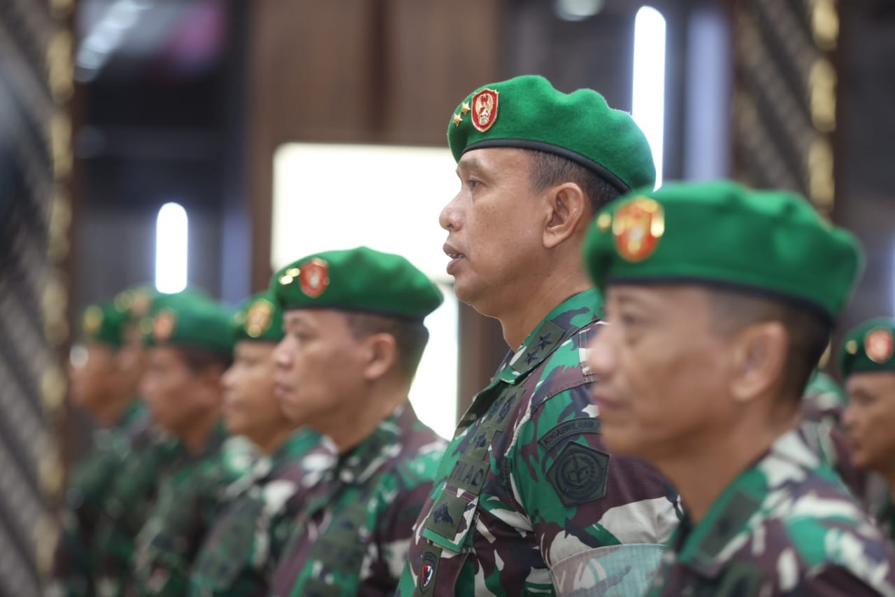 Kasad Pimpin Laporan Korps Kenaikan Pangkat 19 Pati TNI AD