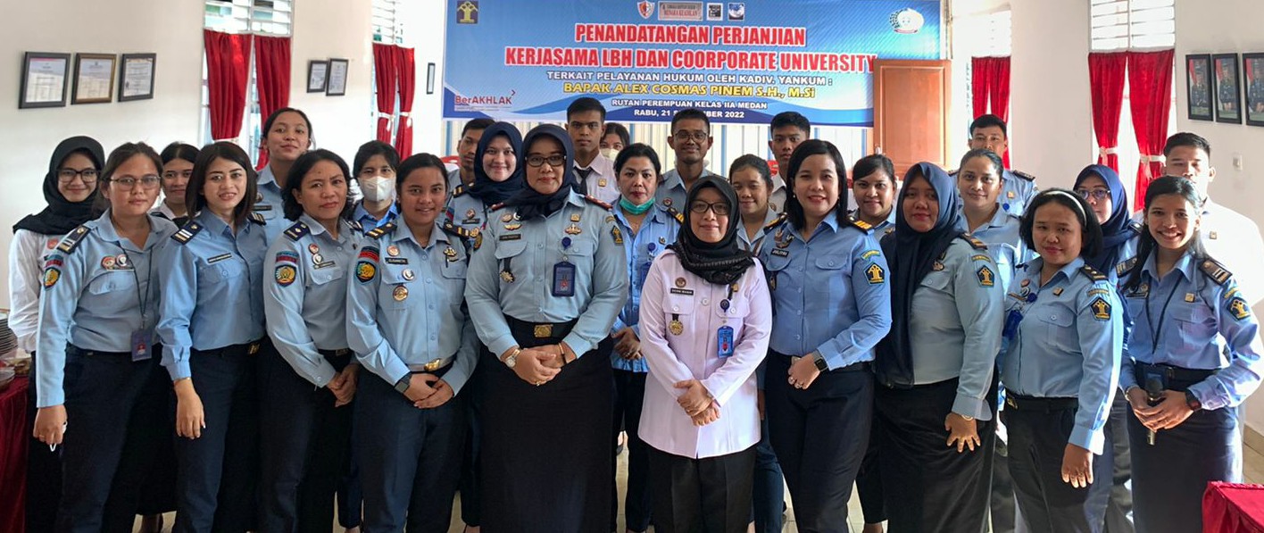 Coorporate University Pelayanan Hukum dan HAM Oleh Divyankum Kanwil Kemenkumham Sumut Di Rutan Perempuan Medan