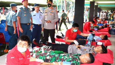 Kapolrestabes Medan Hadiri Kegiatan Baksos dan Donor Darah Memperingati HUT TNI ke-77