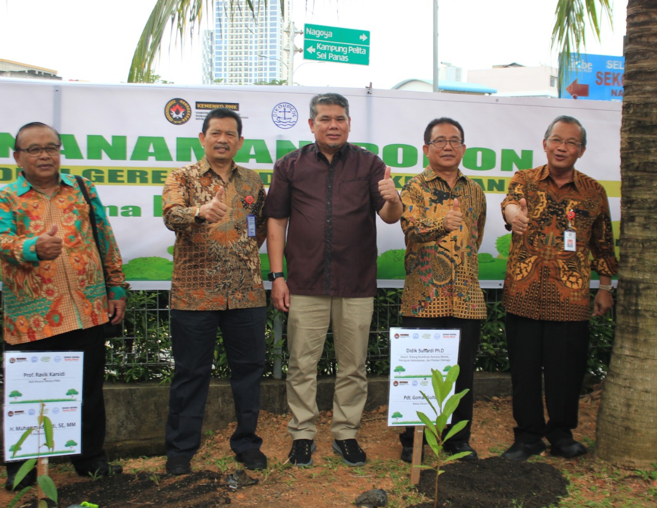 PGI Laksanakan Kick Off Penanaman Pohon Bersama Kemenko PMK Di Batam