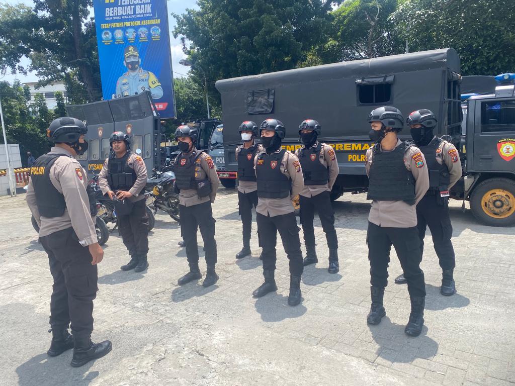 Patroli Siang, Sat Samapta Polrestabes Medan Gencar Lakukan Patroli Antisipasi Tawuran Pelajar Saat Bubaran Anak Sekolah