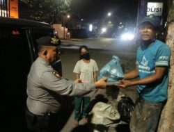 Personil Sat Samapta Polrestabes Medan Lakukan Patroli Humanis Dini Hari