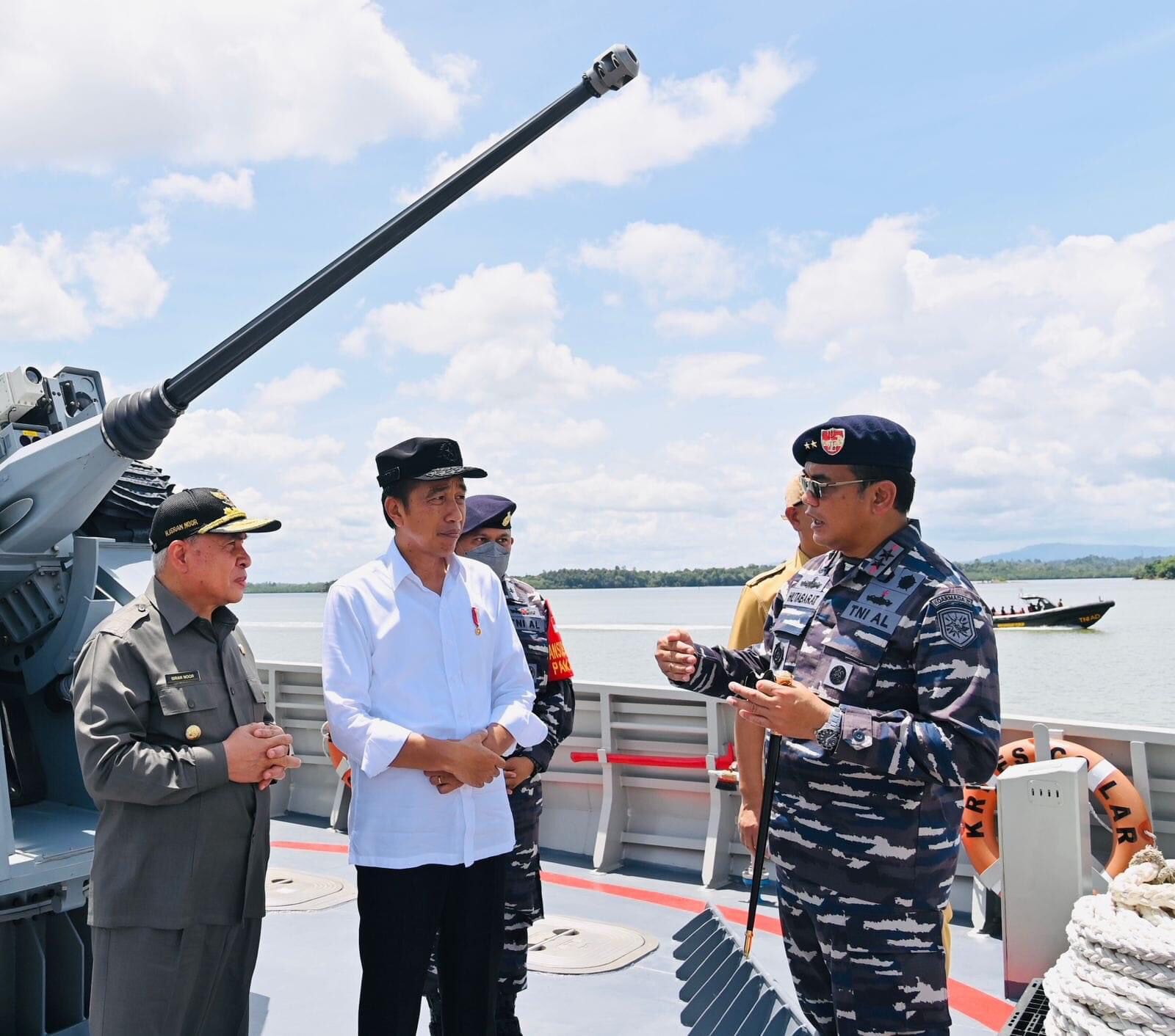 Kunjungi IKN, Presiden Gunakan Jalur Laut