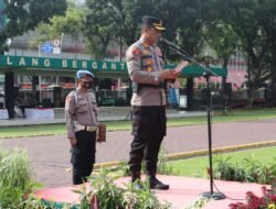 Kabag Ops Polrestabes Medan Pimpin Apel Persiapan Pengamanan IMT-GT GCMC Meeting 2022