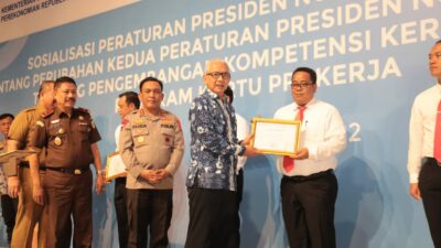 Polda Sumut dan Polres Pelabuhan Belawan Terima Penghargaan Dari Kementerian Perekonomian RI