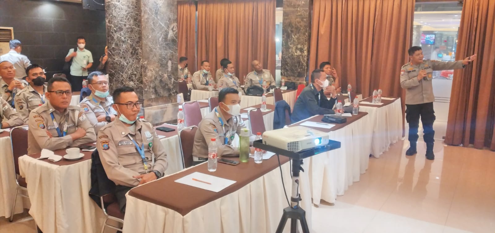 Sat Binmas Polrestabes Medan Hadiri Workshop Dengan Security PT PTC