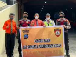 Sat Samapta Polrestabes Medan Laksanakan Patroli Dialogis Dan Minggu Kasih