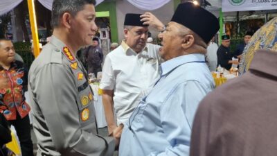 Keakraban Kapolrestabes Medan Saat Bertemu Tokoh Melayu Syamsul Arifin, Bergandeng Tangan Jaga Kondusifitas