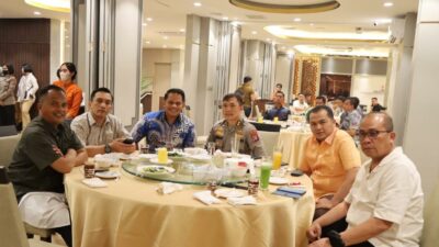 Wakapolrestabes Medan Hadiri Undangan Jamuan Makan Malam Wakapolda Sumut 