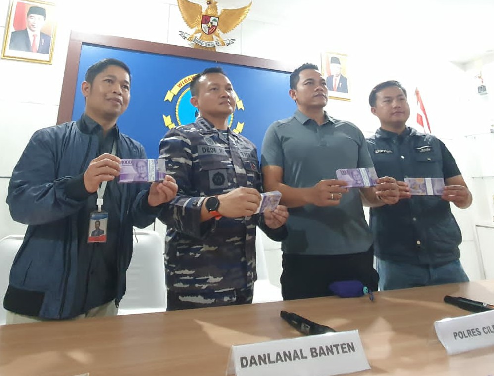 TNI AL Berhasil Gagalkan Peredaran Uang Palsu di Perairan Selat Sunda