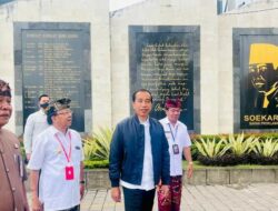 Presiden Singgah ke Taman Bung Karno Sebelum ke Bendungan Danu Kerthi Buleleng