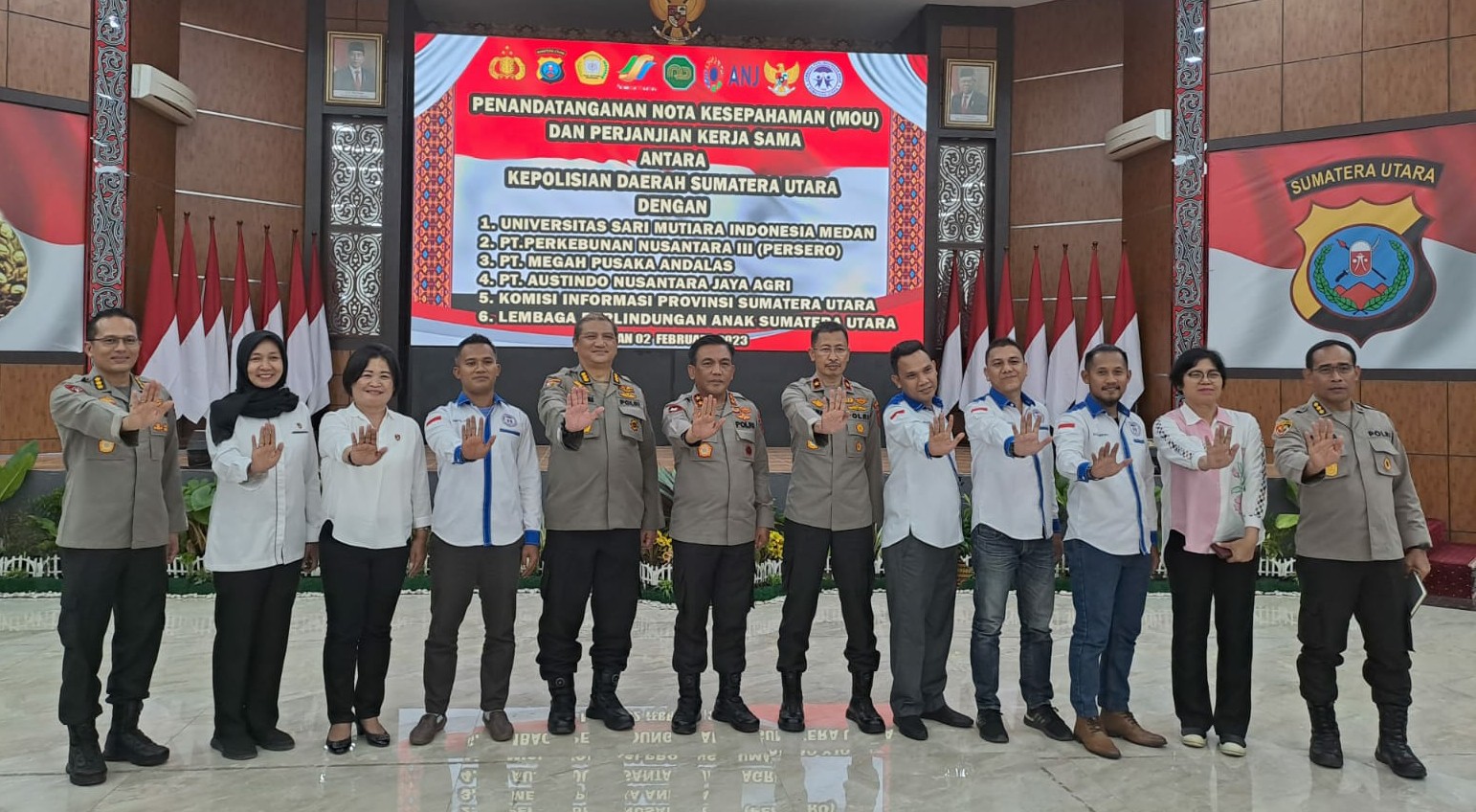 LPA Sumut Tanda Tangani MoU Dengan Kapolda Sumatera Utara