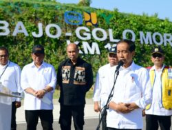 Resmikan Jalan Akses Labuan Bajo-Golo Mori, Presiden: Dorong Pengembangan Kawasan