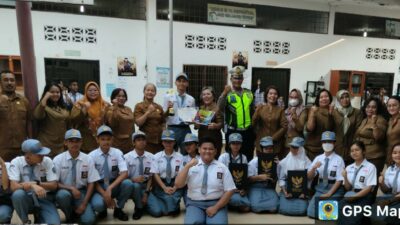 Operasi Keselamatan Toba 2023, Kanit Kamsel Jadi Irup di SMA 18 Medan